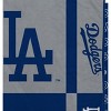 MLB Los Angeles Dodgers Reverse Block Double Sided Ultra Cozy Blanket - 2 of 3