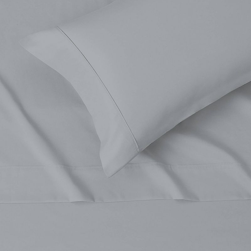 King 300 Thread Count Wrinkle Resistant Solid Pillowcase Set Light Gray - Color Sense : Target King 300 Thread Count Wrinkle... 