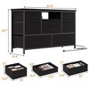 Homhougo TV Stand for TVs up to 55" Black - 2 of 4