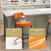 DYHOME Bar Stools Set of 4, 27 Inches Counter Height Kitchen Bar Stools with Back, Modern Metal Tall Bar Stools for Kitchen Island - 4 of 4