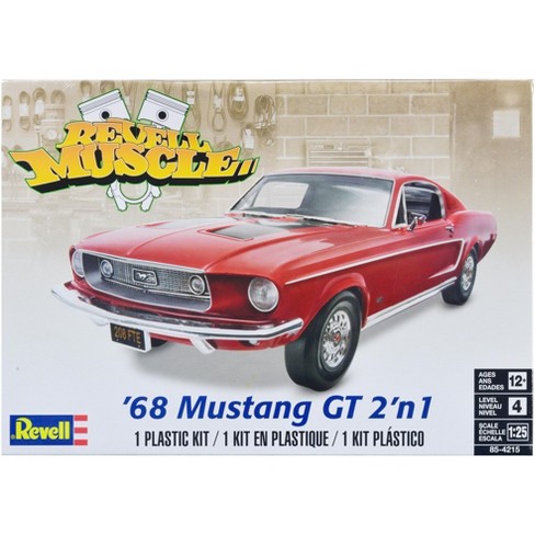 Level 4 Model Kit 1968 Ford Mustang Gt 2-in-1 Kit 