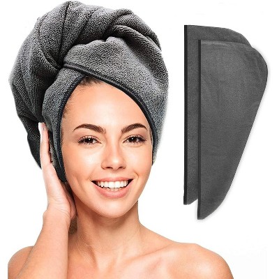Scala Microfiber Hair Towel Wrap Twist for Women (2 Pack)