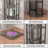 Besiost Freestanding Rotating Bookshlf, 4-Tier Corner Storage Shelf, Bookcase - 4 of 4