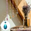 Unique Bargains Hanging Ornament DIY Craft Prisms Teardrop Suncatchers 3.35" x 0.87" 10 Pcs - 4 of 4