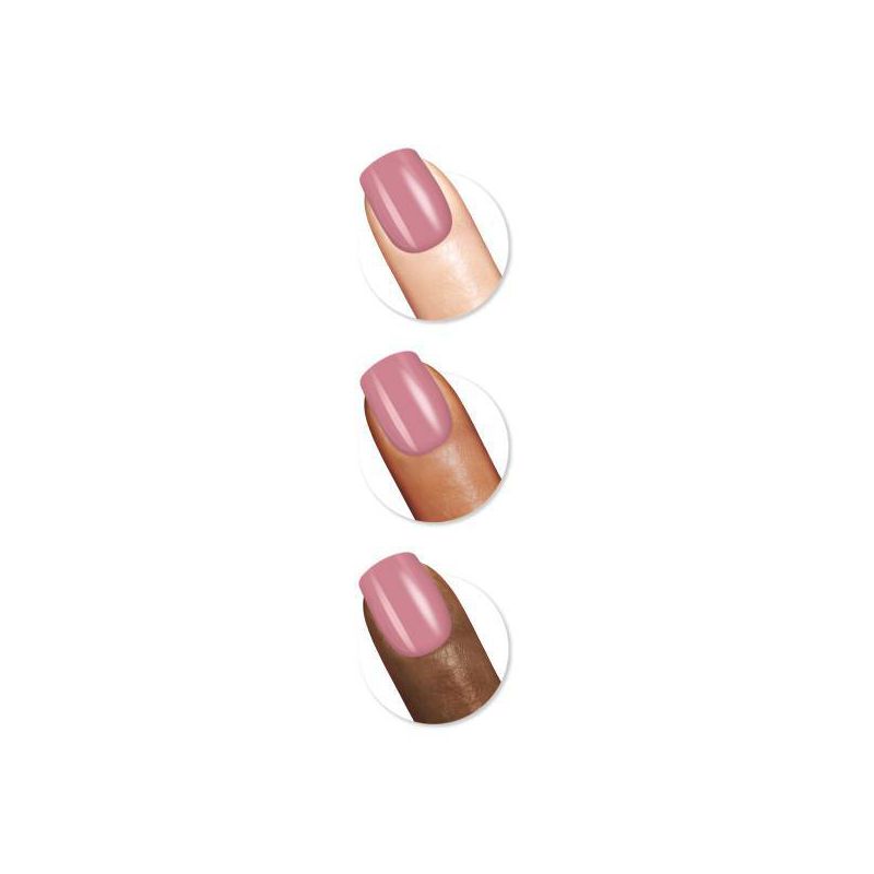 Sally Hansen Salon Effects Perfect Manicure Press on Nails Kit - Square - Pink Clay - 24ct, 3 of 13
