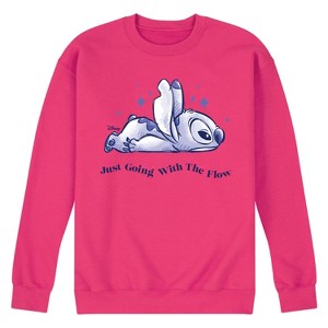 Men's - Disney - Lilo & Stitch Graphic Fleece Sweatshirt - 1 of 4