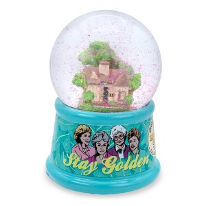 Silver Buffalo The Golden Girls Shady Pines Light-Up Mini Snow Globe | 2 Inches Tall - 1 of 4