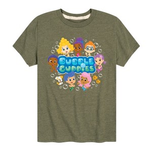 Boys' - Nickelodeon - Bubble Guppies Character Group Short Sleeve Graphic T-Shirt - 1 of 4