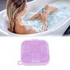 Unique Bargains Nine-square Double-sided Bath Brush 1 Pc - 2 of 4