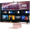Manufacturer Refurbished Samsung M80C 32" 4K HDR Smart Monitor with Webcam, Sunset Pink - 2 of 4