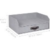 Bigso Walter Letter Tray - Paper Tray Organizer for Desk - Ash - 4 of 4