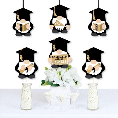 Big Dot Of Happiness Grad Gnomes Decorations Diy 2021 Graduation Party Essentials Set Of 20 Target