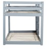 PAGED Wooden Twin over Twin Bunk Bed, Modern Bed Frame with Ladder and Guardrail, Loft Bed for Boy and Girl, Easy Assembly - 3 of 4