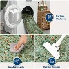 Washable Rug - Non-Slip Soft Low Pile Botanical Carpet Thin Non-Shedding Foldable Floor Mat for Living Room Bedroom Dining Room - 4 of 4