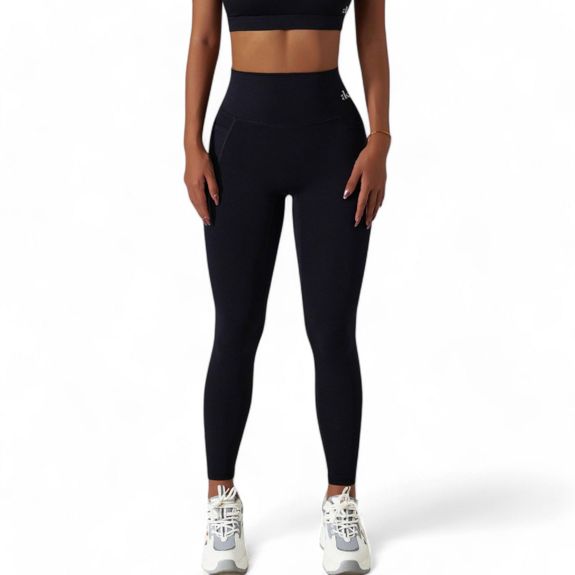 Anna-Kaci Active Women's High Waist Seamless Leggings with Contoured Panels for Comfortable Stretch Fit