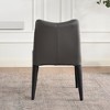KINWELL Top-Grain Genuine Leather Modern Upholstered Dining Chair - 4 of 4