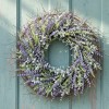 Floral Door Wreath – 30.5" Mixed Green and Purple EVA Design by Melrose - 3 of 3