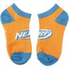 Nerf Nation Boys Casual Ankle Socks Orange Blue White 6-pack Blue - image 2 of 4