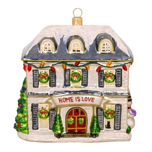 Miss Christmas 5.0 Inch Home Is Love New House Christmas Tree Ornament , Christmas Decor Building Christmas Holiday (1PC) - 1 of 4