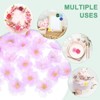 Unique Bargains Silk Artificial Cherry Blossom Flower Heads Wedding DIY Crafts 150 Pcs - 4 of 4