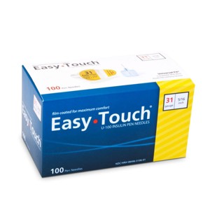 MHC Easy Touch 831061 Pen Needle 31G x 5/16 in. Yellow (Box of 100) - 1 of 3
