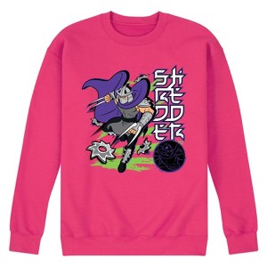 Men's - Teenage Mutant Ninja Turtles - Shredder Foot Clan Graphic Fleece Sweatshirt - 1 of 3