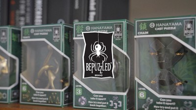 Bepuzzled Hanayama Level 2 Box Cast Puzzle - 2pc: Metal