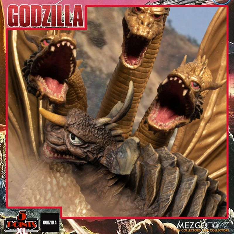 Mezco Toyz Godzilla Destroy All Monsters (1968) 5 Points XL Round 2 Boxed Set, 3 of 10