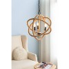 VYNXARIA 3 - Light Farmhouse Rope Globe Ceiling Lights, Hanging Chandelier with Adjustable Chain - 4 of 4