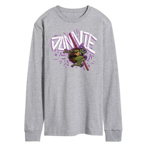 Men's - Teenage Mutant Ninja Turtles Mutant Mayhem - Sketch Donnie Long Sleeve Graphic T-Shirt - 1 of 3