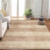 Fulvari Modern Easy Area Rug Machine Washable Non-Slip Low Pile Stripe Pattern Rug for Living Room Bedroom Entryway - 3 of 4