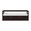 Hillsdale Furniture Twin Kids' Caspian Daybed with Trundle Chocolate - 2 of 4
