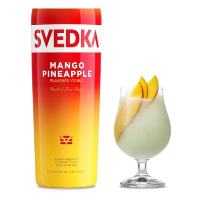 SVEDKA Mango Pineapple Flavored Vodka - 1L Bottle