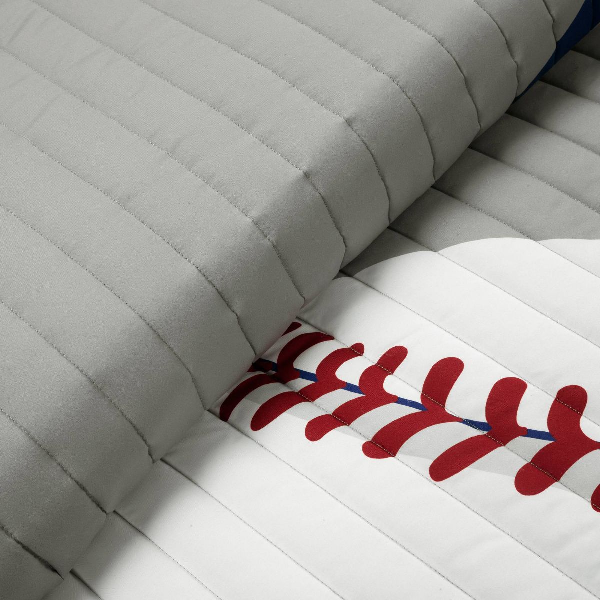Baseball Game Reversible Oversized Quilt Set - Lush Décor - thumbnail 9