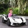 Aosom Kids Ride On Sports Car, 12V Battery Powered Electric Toy, w/ Parent Remote Control, Bluetooth, Horn, Music & LED Headlights Taillights, for 3-6 Years Old, Black - 2 of 4
