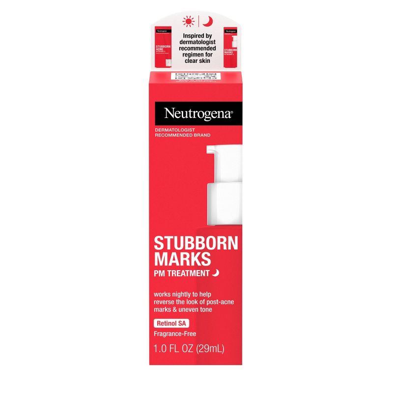 Neutrogena Stubborn Marks Night Treatment Retinol Serum - Fragrance Free - 1.0 fl oz, 3 of 23