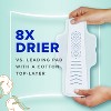 Always Pure Cotton Extra Heavy Flow Maxi Pads - Size 3 - 22ct - 4 of 4