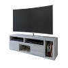 Vynxaria Adjustable TV Stand Console for TVs Up to 65", Expandable Storage, 53.5" Wide, Modern Design - 2 of 4