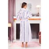 ADR Plush Fleece Women's Robe, Long Hooded Women's Bathrobe, Soft Cozy Women's Bath Robe & Plus Sizes - 3 of 4