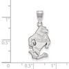 Black Bow Jewelry 14k White Gold Georgia Southern Eagles NCAA Large Pendant - 2 of 3