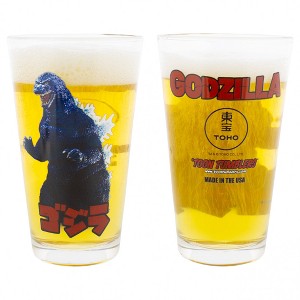 Adult Godzilla Japanese Title Pint Glass - 1 of 3