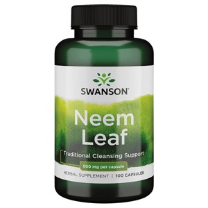 Swanson Herbal Supplements Neem Leaf 500 mg Capsule 100ct. - 1 of 2