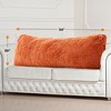 Cheer Collection Long Shaggy Hair Body Pillow (20" x 54") - 3 of 4