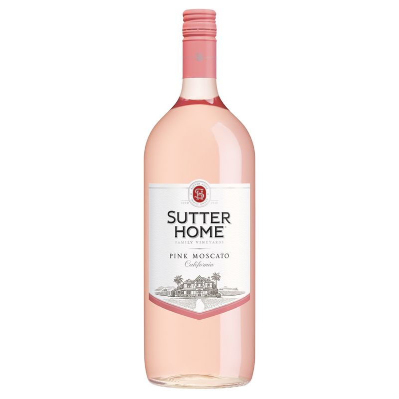Sutter Home Pink Moscato Wine - 1.5L Bottle, 1 of 8