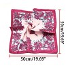 Allegra K Women's Soft Square Neck Scarves Multi Pattern Neckerchief - 3 of 3