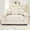Christopher Knight Home Crane 54.3" Oversized Corduroy Single Sofa with Ottoman - 2 of 4