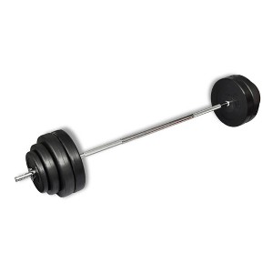Barbell with Plates Set 132.3 lb - 1 of 4