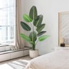 4FT Artificial Palm Tree Bird of Paradise Artificial Plant with 8 Trunks Natural Floor Plant Faux Banana Tree Home Office Living Room Green Decoratio - 4 of 4
