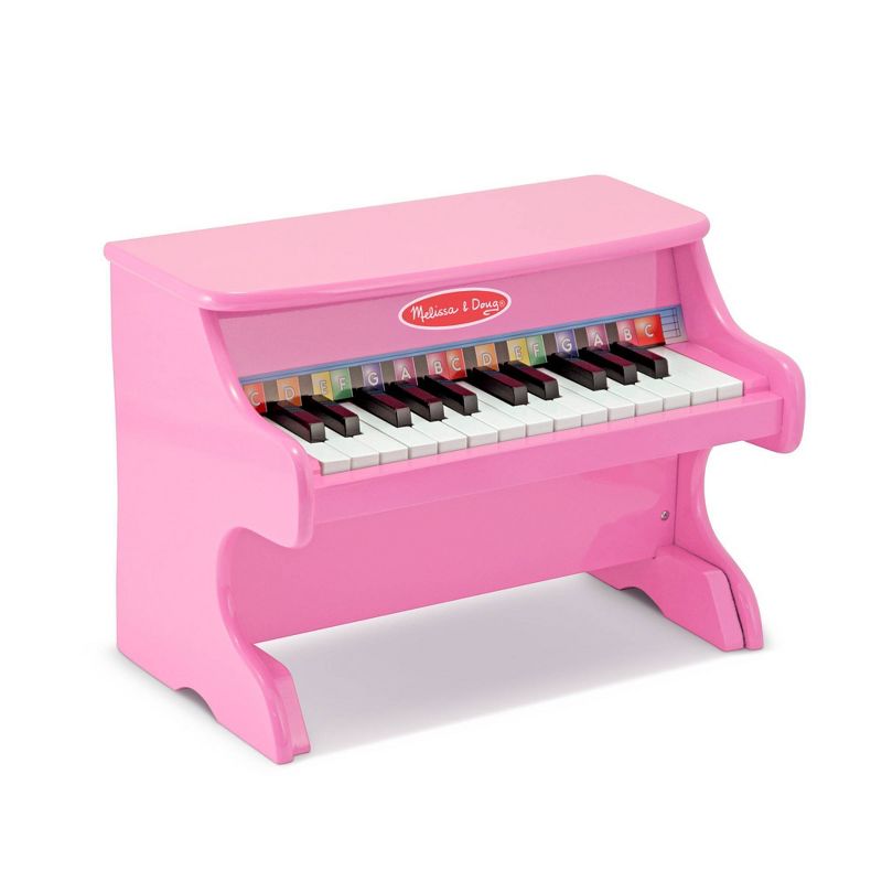 Melissa &#38; Doug Learn-to-Play Pink Piano With 25 Keys and Color-Coded Songbook, 5 of 14