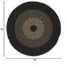 Colonial Mills Winterhold Round Rug - Black 7X7 - 4 of 4